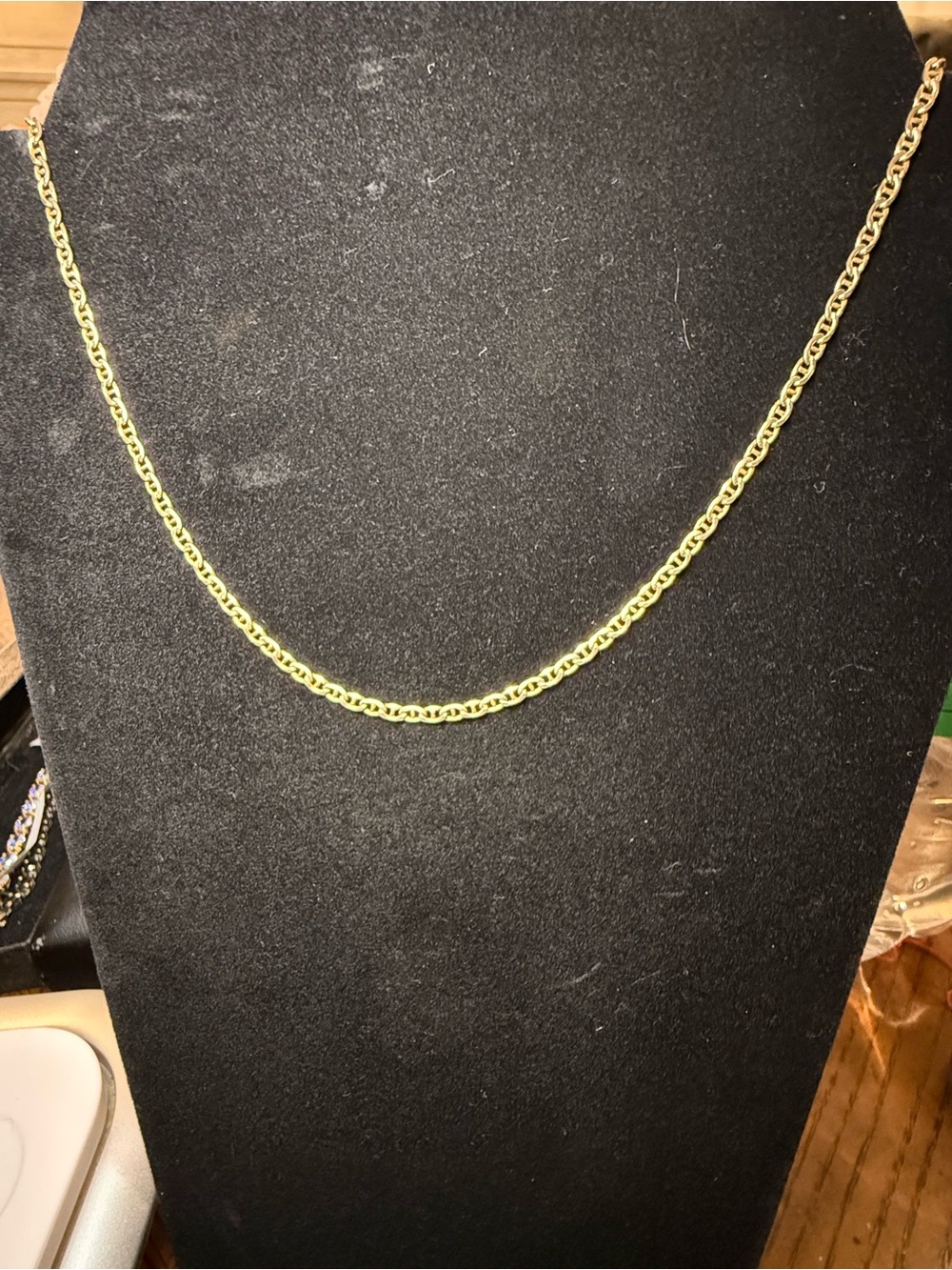 Mariner Link Chain Necklace 10K Yellow Gold - Solid